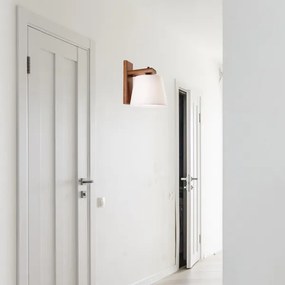 Lampada da parete 1xE27/60W/230V rovere