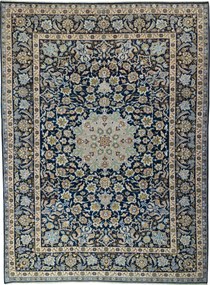 Najafabad Tappeto persiano 300 x 400 Blu (Iran) Annodato A Mano