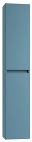 Colonna per mobile bagno Kora 2 ante P 27 x L 30 x H 160 cm laccato opaco blu pacifico