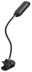 Immax 08998L - Lampada da tavolo dimmerabile LED+CCT con clip CLIP 7,5W/230V nera