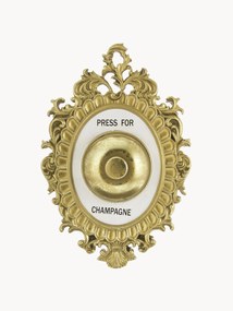 Decorazione da parete color champagne Bell Press