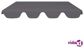 vidaXL Baldacchino per Dondolo Giardino Antracite 150/130x70/105 cm
