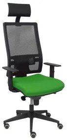 Sedia Ufficio con Poggiatesta Horna PC SBALI15 Verde