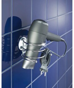 Gancio autoportante per asciugacapelli, capacità di carico fino a 40 kg Turbo-Loc - Wenko