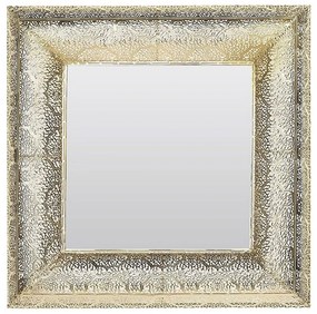 Specchio da parete 60 x 60 cm PLERIN oro Beliani