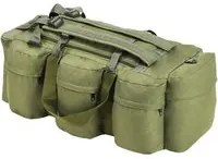 Borsone da Viaggio Stile Militare 3 in 1 90 L Verde Oliva