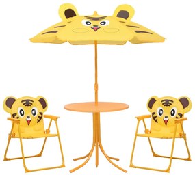 Set Da Bistrot Da Giardino Per Bambini Con Ombrellone Giallo /