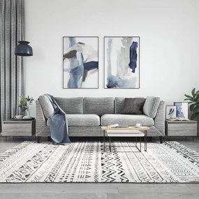 Tavolini Salotto 2pz Grigio Sonoma 50x46x35cm Legno Multistrato /
