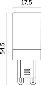 Lampadina LED G9/4W/230V 6000K
