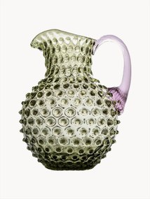 Brocca in vetro soffiato Paris Hobnail