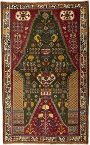 Shiraz Tappeto persiano 120 x 190 Verde (Iran) Annodato A Mano
