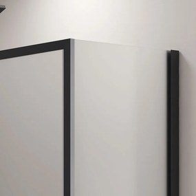 Box doccia vetro piumato 70x130 telaio nero opaco | KFN5000SN - KAMALU