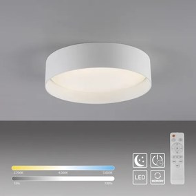 Schöner Wohnen 14593-16 - Plafoniera LED dimmerabile TAVOLI LED/10W/230V bianca+telecomando