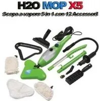 H2O Mop X5 Scopa A Vapore Vaporetto Igienizzante Sterilizzatore Lavapavimenti