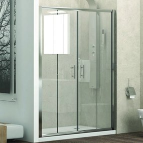 Doccia nicchia 150cm a doppio scorrevole KF6000 - KAMALU