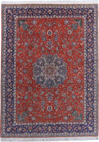Tabriz Tappeto 340x250 (Iran) Annodato A Mano