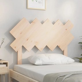 Testiera per letto 104x3x80,5 cm in legno massello di pino