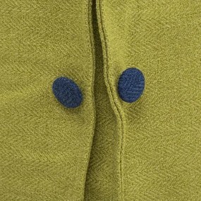 Pouf letto brandina pieghevole 80x80 BIN con tessuto VERDE