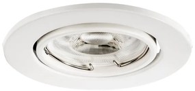 Faretto da incasso 1xGU10/MR16/10W/230V Ø 9 cm bianco