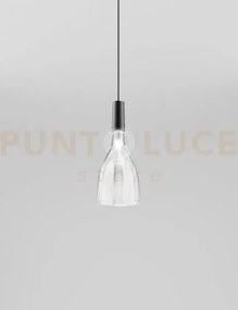 Scintilla sospensione cristallo trasparente antracite l2211 led 270...