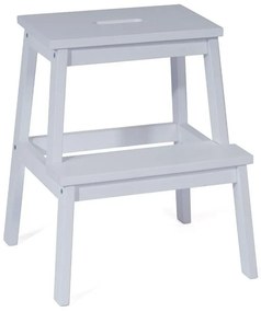 Sgabello in legno di gomma bianco Corg - Bonami Essentials