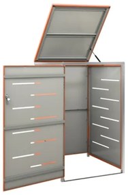 Copribidone per Spazzatura Singolo 69x77,5x115 cm Acciaio Inox