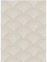Cole & Son Carta da parati Feather Fan Icons - Taupe