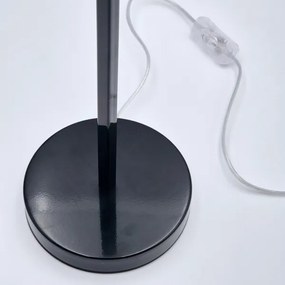 Lampada da tavolo ASTRID 1xE27/60W/230V nero lucido