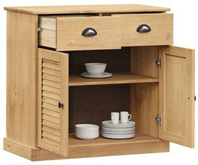 Credenza con cassetti vigo 78x40x75cm legno massello pino