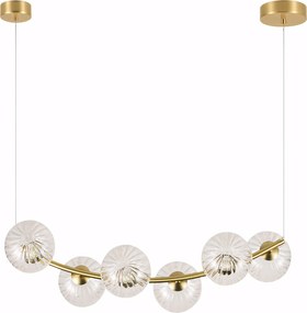 Lampada da soffitto G133-6CP Gold