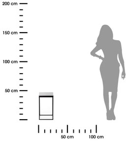 Portafiori BASICLOFT 40x24 nero