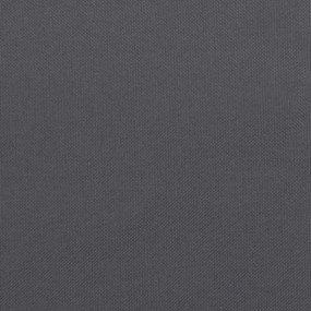 Cuscino per Panca Antracite 120x50x3 cm in Tessuto Oxford