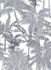 Coordonne Tapete Palms - Plomo