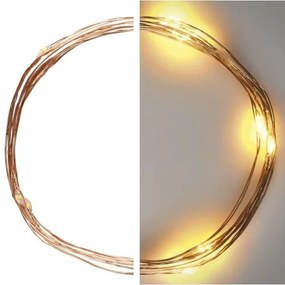 Catena natalizia LED 20xLED/2,4m bianco caldo