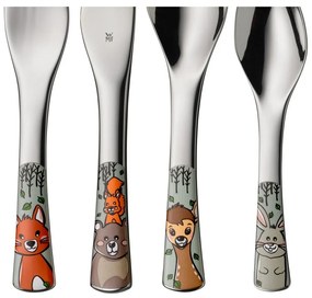 Posate per bambini argentata in acciaio inox 4 pz Forest Friends – WMF