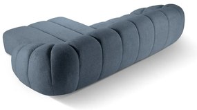 Divano angolare blu (con penisola a destra) Diana – Micadoni