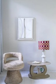 Tavolino da salotto beige in metallo 55x66 cm Tonda – Spinder Design