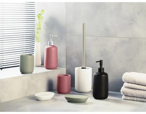 Dispenser per sapone nero opaco in ceramica 500 ml Olinda – Allstar