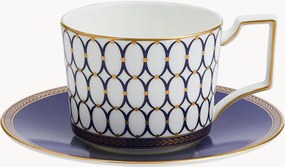 Tazza e piattino in Fine Bone China Renaissance