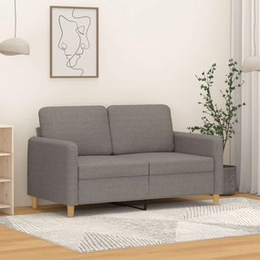 Divano A 2 Posti Tortora 120 Cm İn Tessuto /