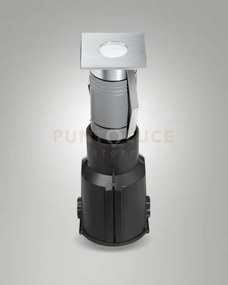 Naire 2 faretto incasso acciaio carrabile a led 3w 3000k 175lm