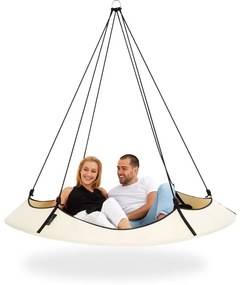 Altalena da giardino color crema - Hangout Pod