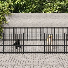 Gabbia Per Cani Da Esterno İn Acciaio 18,82 M² /