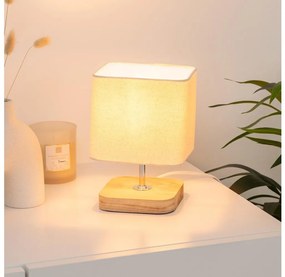 Atmosphera - Lampada da tavolo TOXEY 1xE14/25W/230V pino/beige