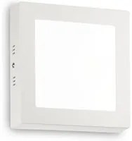 Applique Moderna Square Universal Alluminio-Plastiche Bianco Led 13,5W 3000K D17