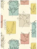 Little Greene Carta da parati Herbes - Cocktail