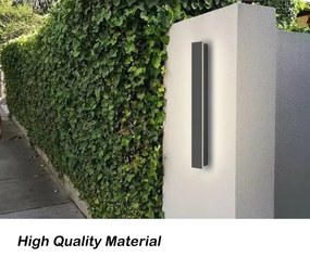 Brilagi - Applique da esterno LINEAR LED/12W/230V 3000K IP65 antracite