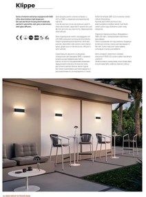 Redo 90451 - Applique da esterno KLIPPE LED/24W/230V 3000K IP54 bianco