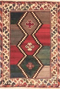 Gashghai Tappeto 140x100 (Iran) Annodato A Mano