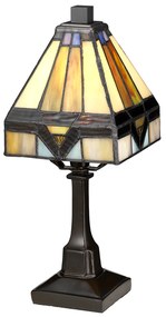 Abatjour Tiffany Holmes Metallo Bronzo Vintage 1 Luce E14